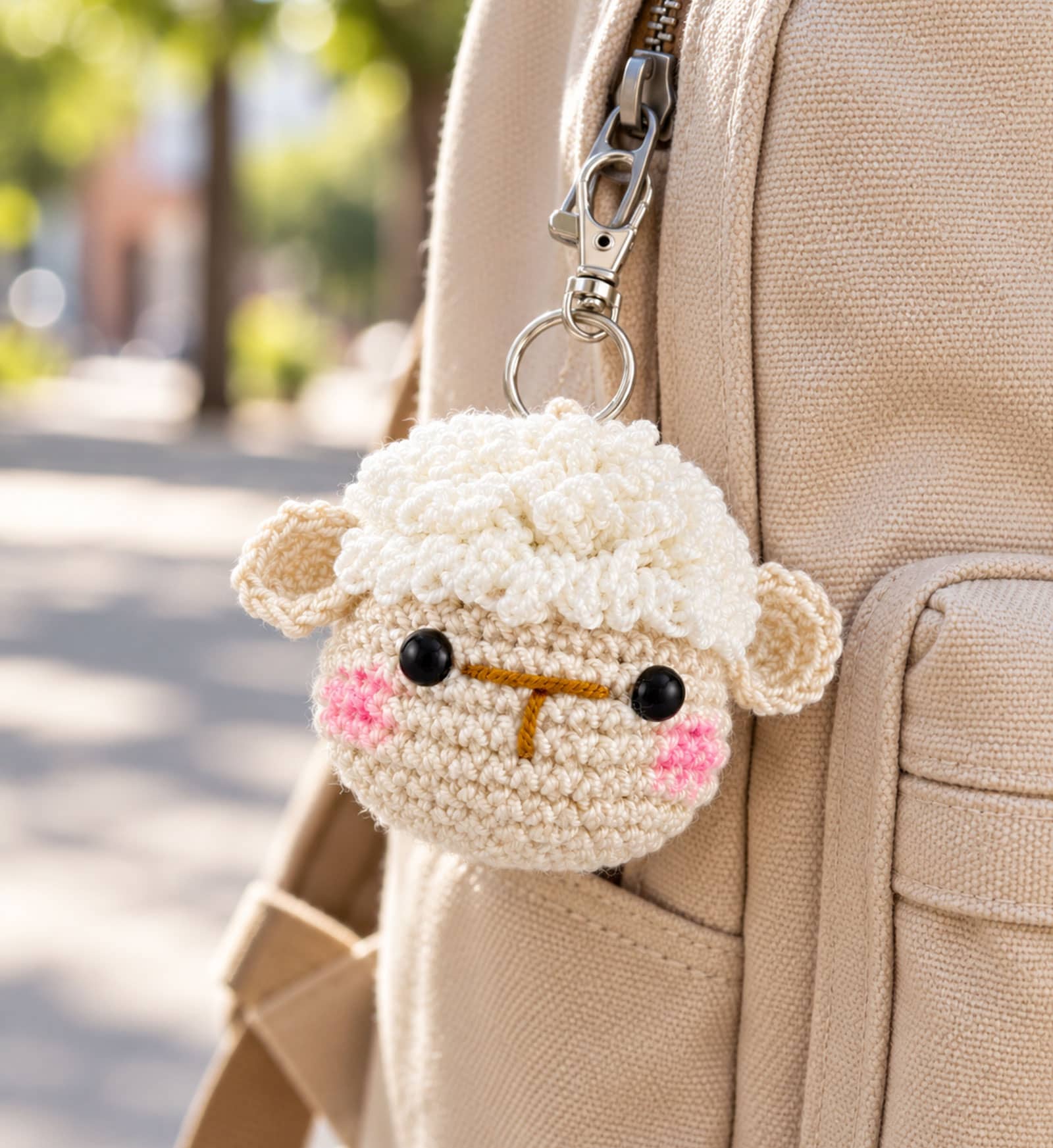 Llavero Ovejita en Crochet, foto 4 de 4