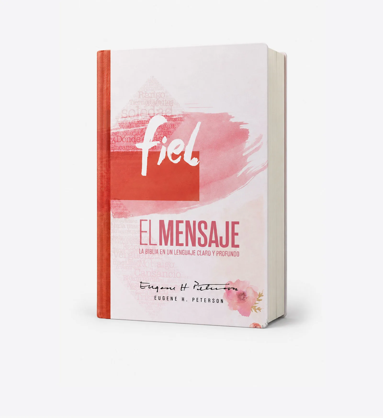 Biblia El Mensaje Fiel (tapa dura, cruz rosa)