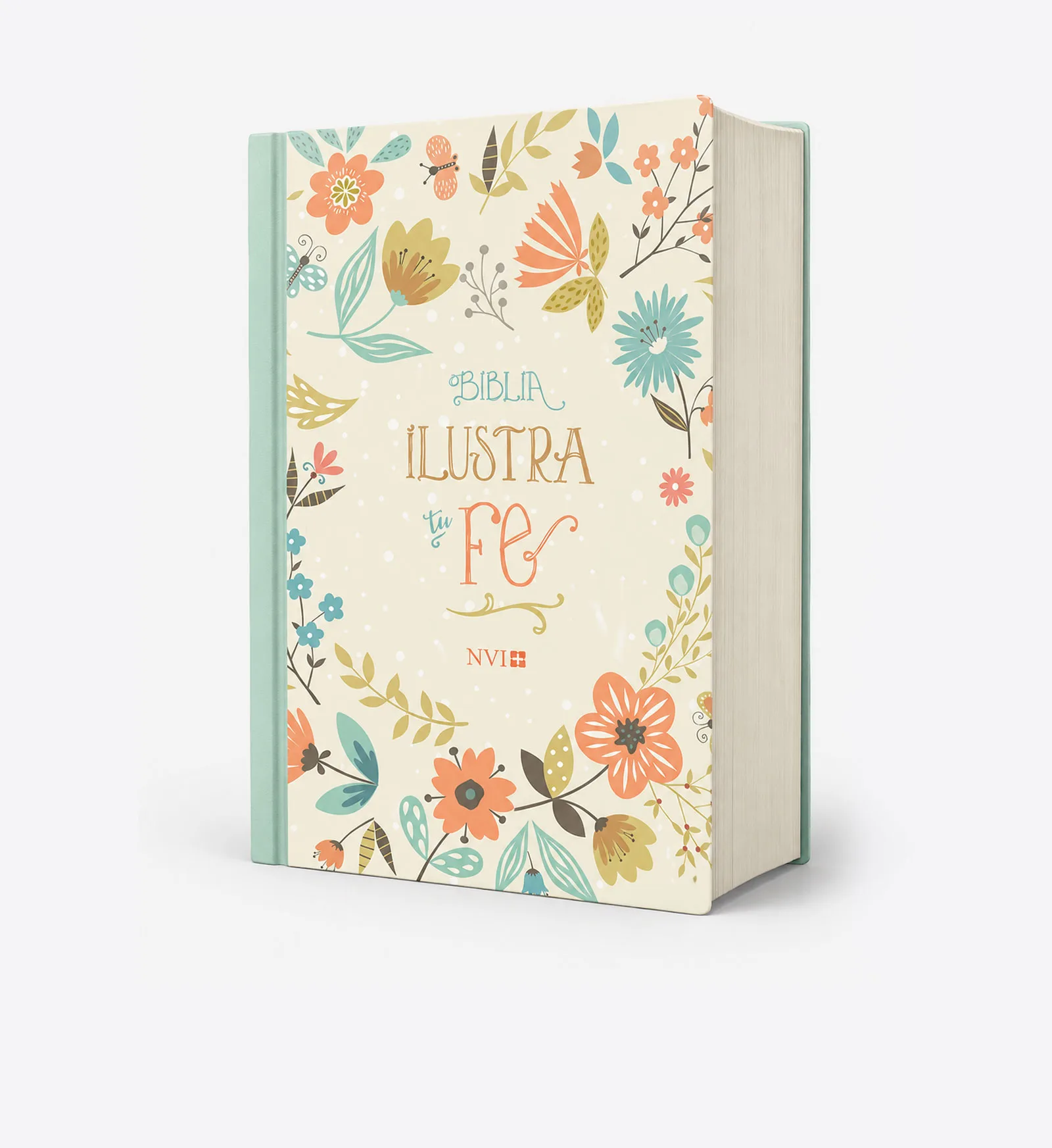 Biblia Ilustra tu fe (verde claro, NVI)